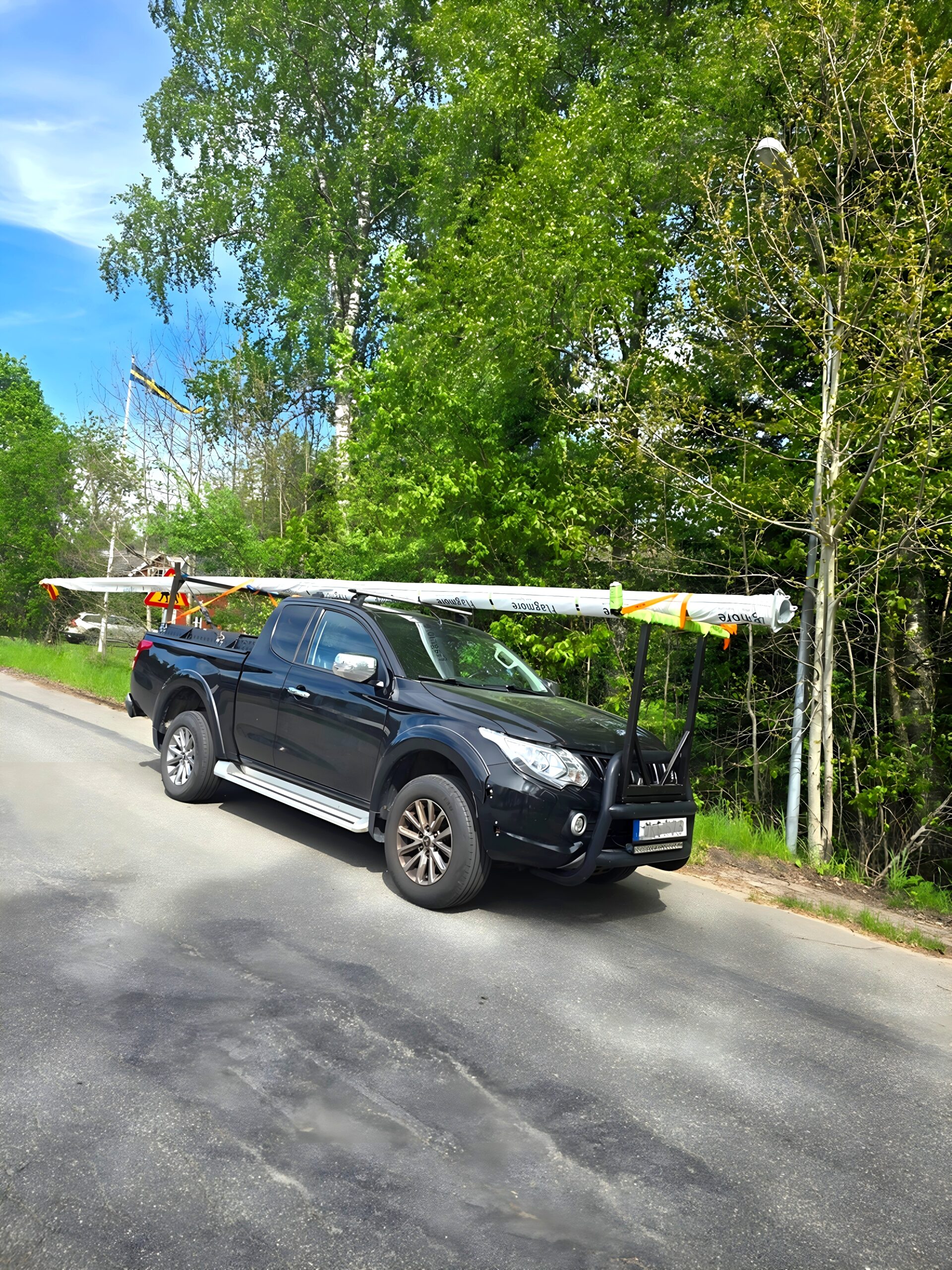 Leverans av flaggstång