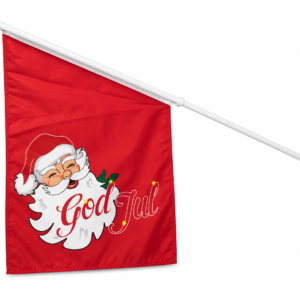 Fasadset tomteflagga 130cm